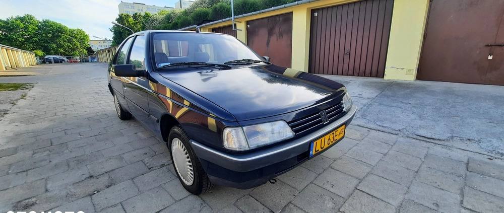 Peugeot 405 cena 6999 przebieg: 60000, rok produkcji 1991 z Lublin małe 277